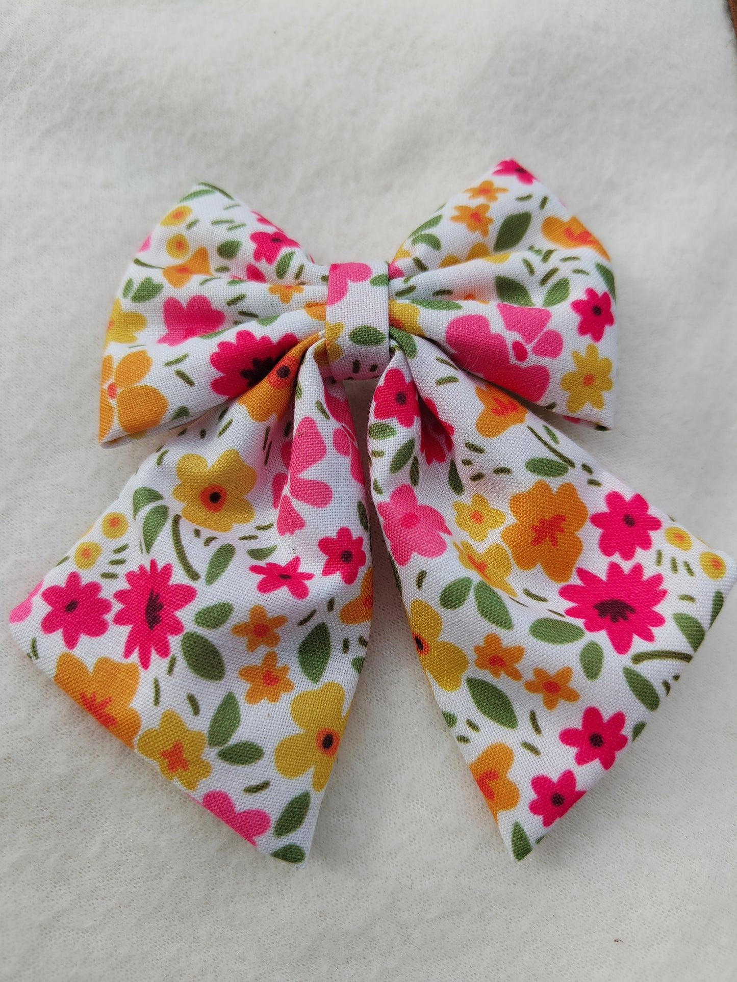 Satin Bow Clips