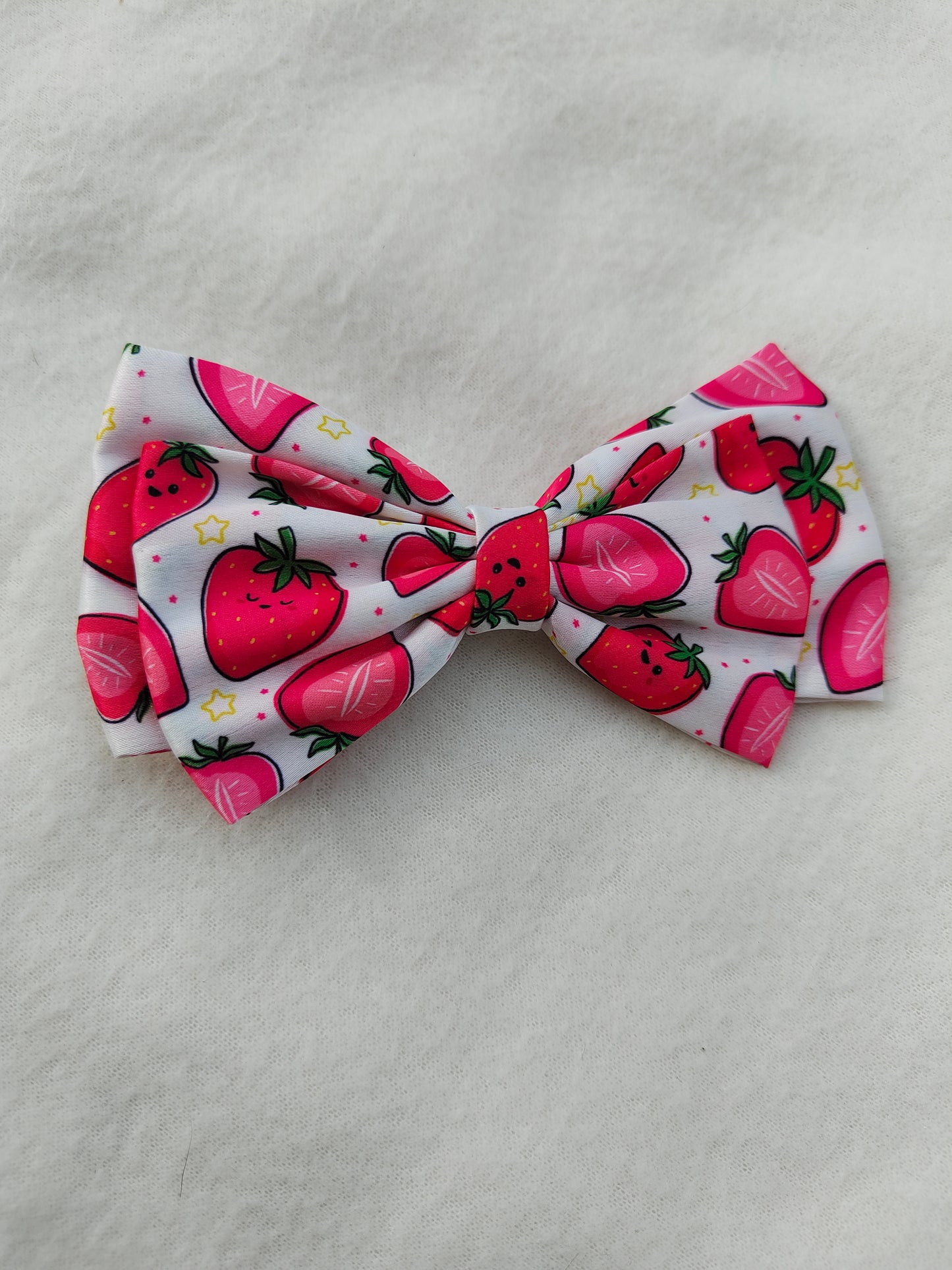 Satin Bow Clips