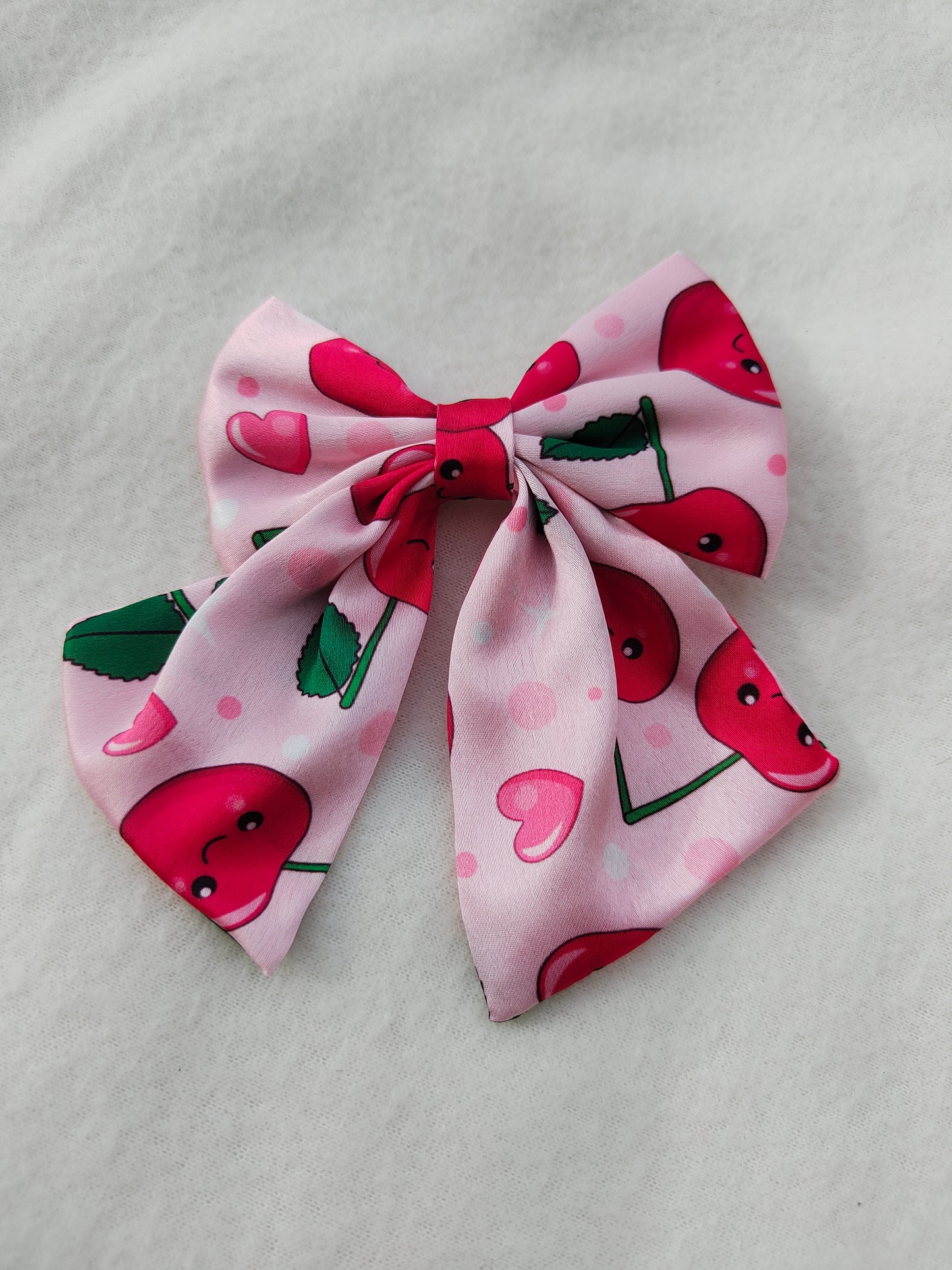 Satin Bow Clips