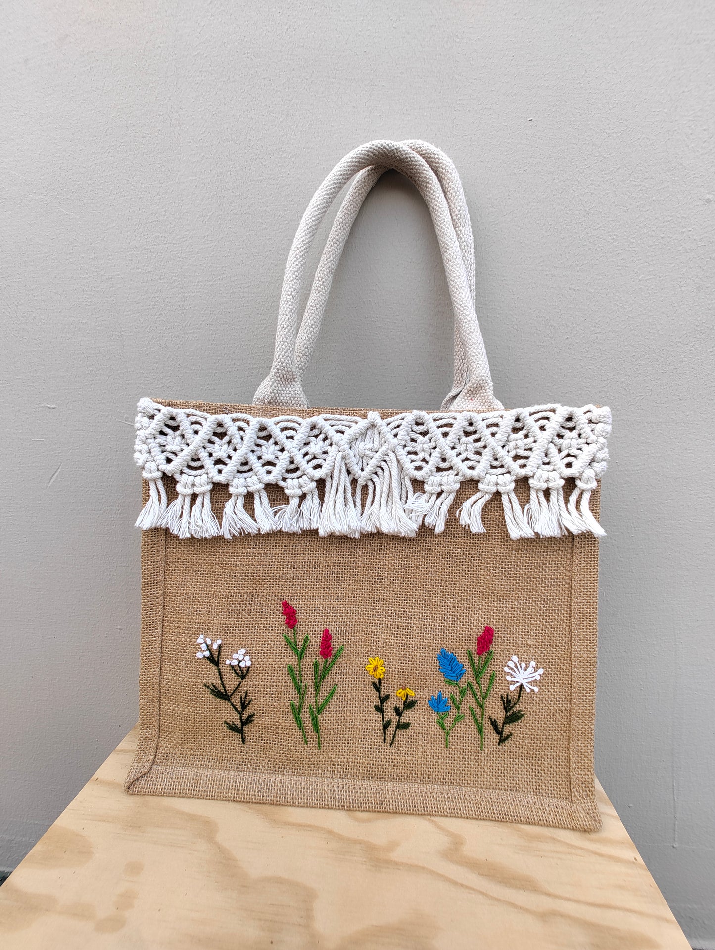 JUTE BAG - THE GARDEN